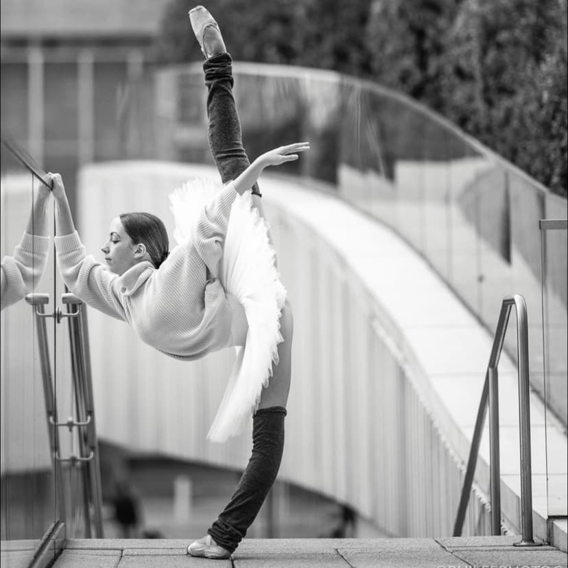 Barre work at Rhythmic Ribbon of Texas